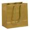 JAM Paper Small Gold Glossy Square Gift Bags, 3ct.